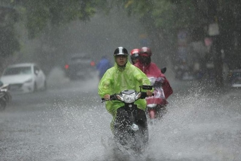 Chiều tối nay, Bắc Bộ có mưa dông "giải nhiệt". Ảnh minh họa