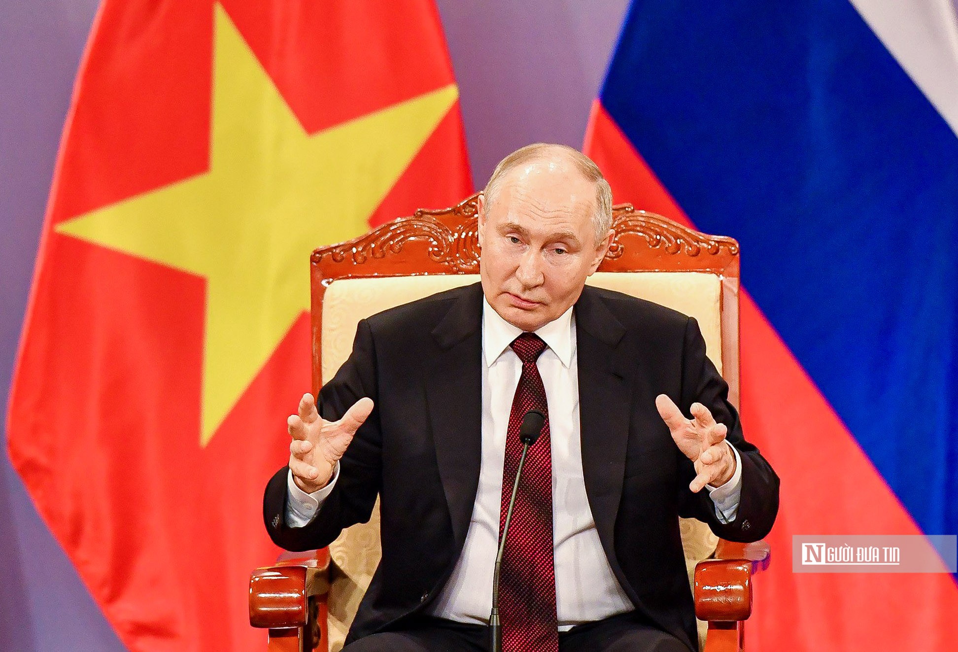 Tiêu điểm - Chủ tịch nước Tô Lâm chủ trì Tiệc chiêu đãi Tổng thống Putin (Hình 7).