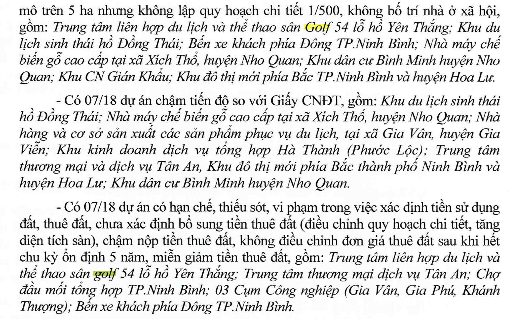 Hồ sơ doanh nghiệp - Chủ sân golf Hoàng Gia: 12 năm thua lỗ, dự án vướng nhiều sai phạm