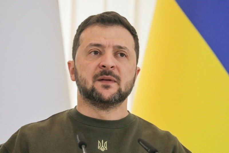 Tổng thống Ukraine Volodymyr Zelensky