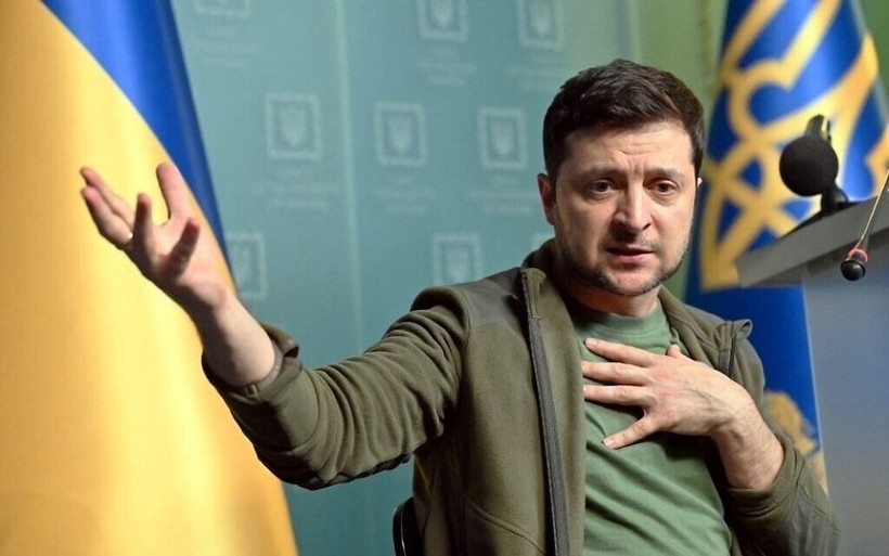 Tổng thống Ukraine Volodymir Zelensky. Ảnh: Reuters