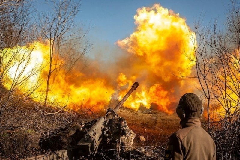 Hỏa lực pháo binh Nga áp đảo Ukraine ở Kursk. Ảnh: ABC News