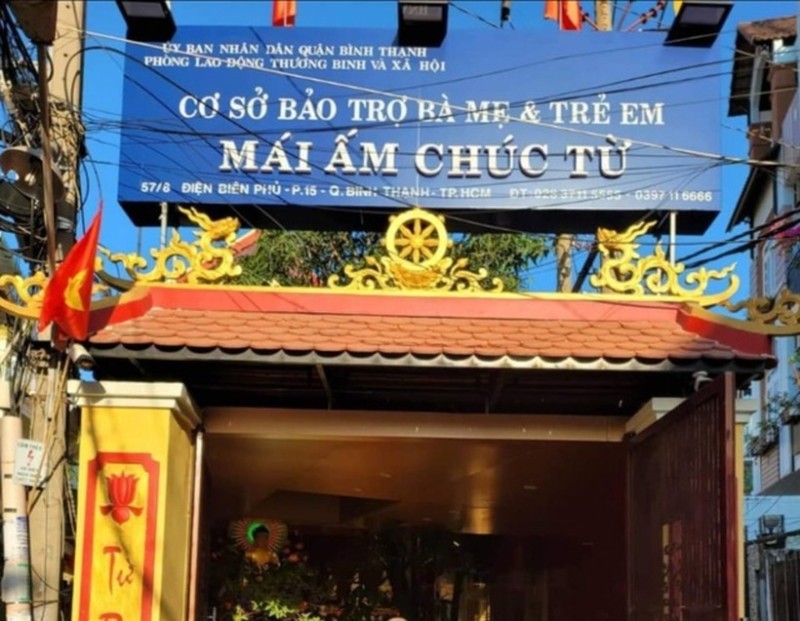 Trung tâm bảo trợ xã hội chăm sóc trẻ em Chúc Từ (quận Bình Thạnh). Ảnh: Sức khoẻ & Đời sống