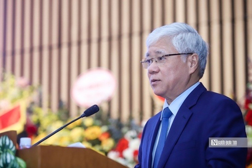 Đồng chí Đỗ Văn Chiến phát biểu tại Lễ kỷ niệm.