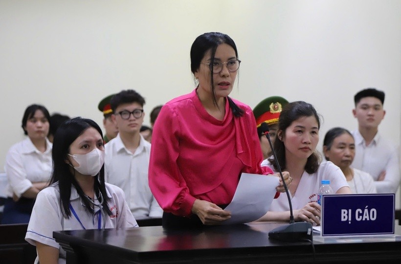 Bị cáo Nguyễn Thị Bình tại phiên tòa. Ảnh: VietNamNet