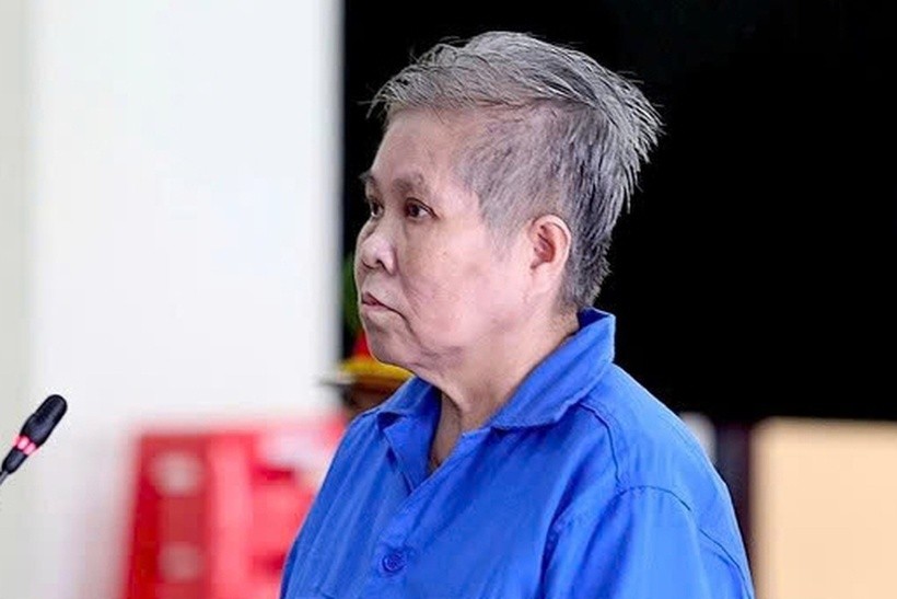 Bị cáo Dung tại phiên tòa. Ảnh: Dân trí