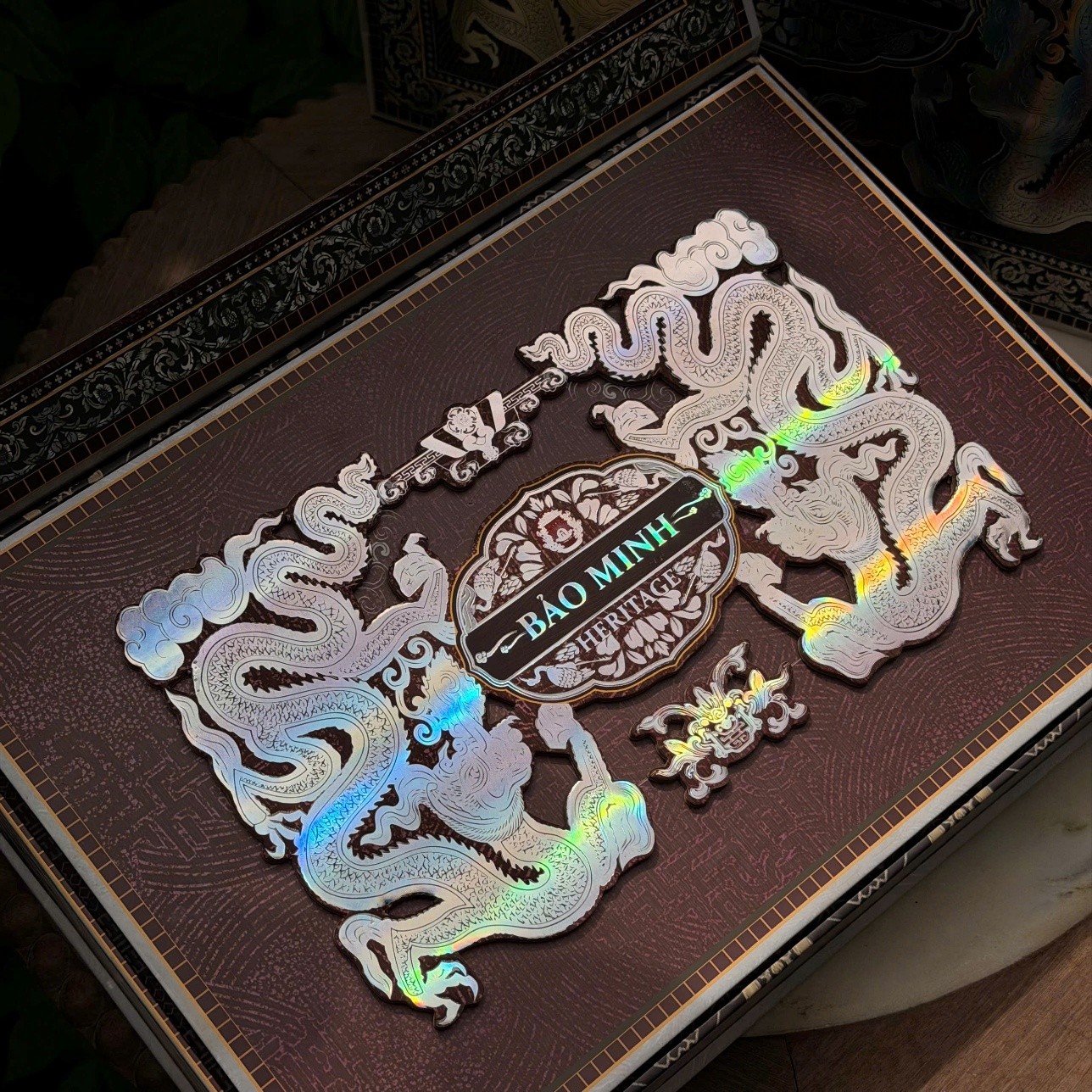 A box with a design on itDescription automatically generated