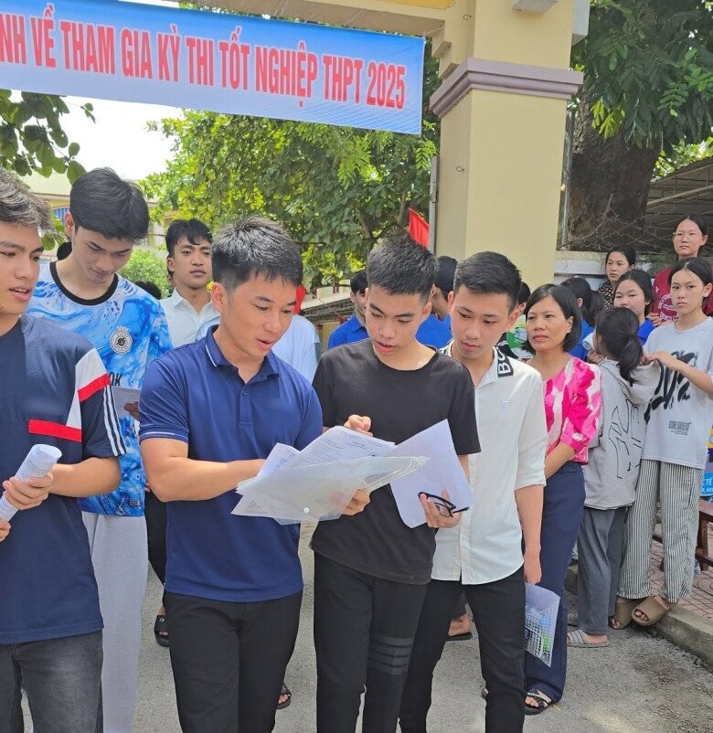 Anh Nguyễn Văn M&atilde;o tại kỳ thi tốt nghiệp THPT 2025