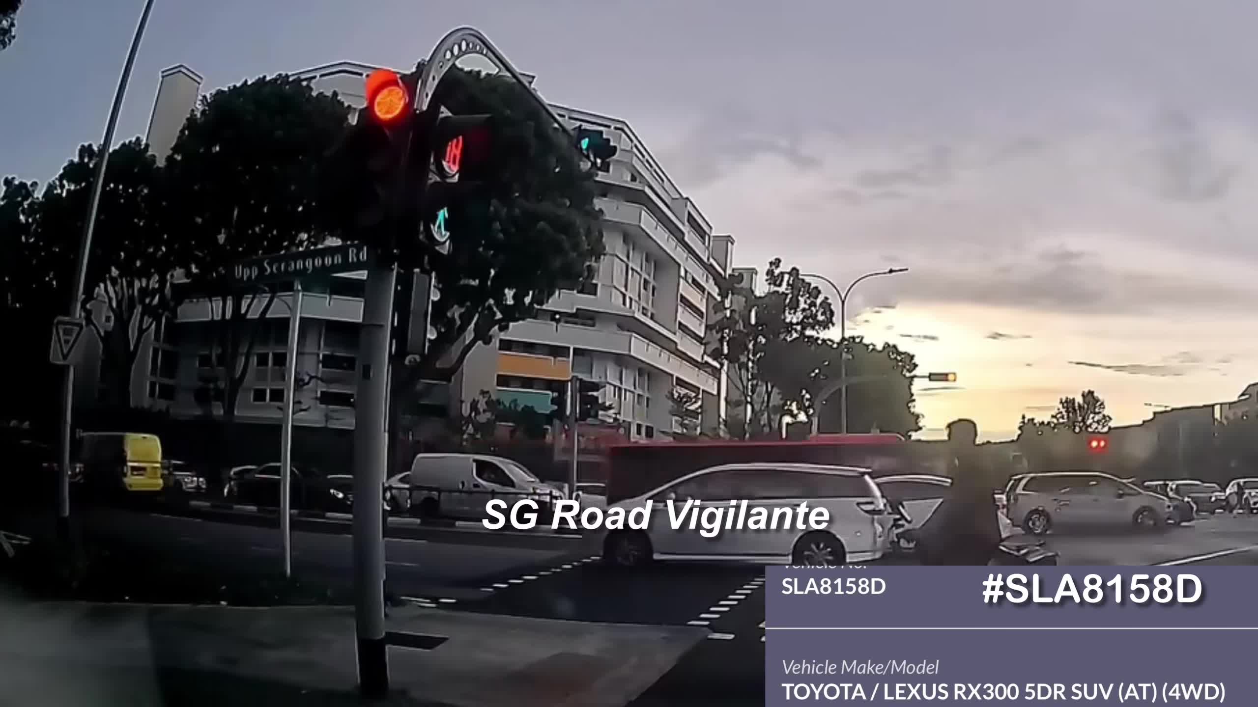 13jul2025-1816hrs-hougang-ave-2-sla8158d-lexus-rx300-crashed-into-cyclist-road-sign-traffic-lights-and-drove-off-1752549608.mp4