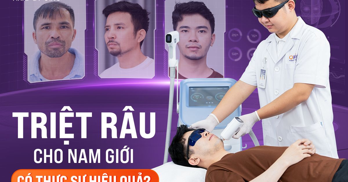 Triệt râu, Triệt lông cho Nam có thực sự hiệu quả?