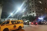 Phong tỏa hiện trường vụ việc nam sinh lớp 10 rơi từ tầng cao chung cư tử vong tại Hà Nội
