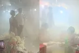 Đám cưới đang diễn ra thì khói trắng bao trùm cả hội trường: Lời giải thích khó chấp nhận từ phía khách sạn