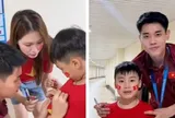 Hòa Minzy đưa con trai xuống tận đường hầm Mỹ Đình, cuộc gặp Đình Bắc có một chi tiết gây chú ý
