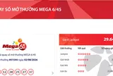Vietlott lại "nổ" giải độc đắc gần 30 tỷ đồng