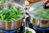 Luộc rau nên mở vung hay đậy vung?