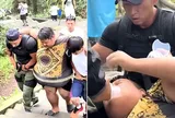 Người đàn ông béo phì nặng tới 171,5 kg quyết tâm leo núi để giảm cân, thế nhưng lại kiệt sức và bất tỉnh khi chỉ còn 1 km là đến đích, phải nhờ cứu hộ "vác" xuống núi
