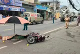 Hiện trường vụ tai nạn trên "con đường tử thần": Xe máy va chạm xe bồn, cô gái trẻ tử vong thương tâm