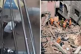 Kinh hoàng khoảnh khắc tòa nhà 5 tầng đổ sập trong vài giây, 6 người thiệt mạng