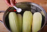 Luộc ngô không cần cho đường, thêm thìa gia vị này ngô ngon ngọt hơn nhiều, ai không biết quá tiếc