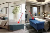 Tại sao khách sạn nào cũng để một chiếc ghế ở cuối giường? 90% người không biết công dụng thực sự