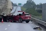 Thanh Hóa: Ô tô va chạm với xe đầu kéo trên cao tốc khiến 4 người thương vong