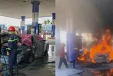 Công an thông tin nguyên nhân ban đầu khiến 2 thiếu niên tử vong trong vụ  cháy ô tô tại cây xăng ở Đà Nẵng