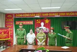 Bắt nữ giám đốc Công ty TNHH Huỳnh Hương Group cùng "bạn làm ăn"  Lầu Thị Giang SN 1984