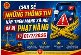 Từ ngày 1/7, chia sẻ những thông tin này trên mạng xã hội sẽ bị phạt tới 50 triệu đồng