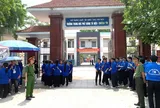 Hà Nội: Hơn 800 thí sinh tại Chương Dương bước vào ngày thi đầu tiên tuyển sinh vào lớp 10, an ninh được siết chặt