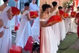 Độc lạ dàn phù dâu “6 múi” tại đám cưới miền Tây gây tranh cãi: Nhà gái tiết lộ lý do bất ngờ
