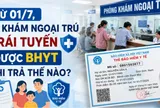Từ 1/7/2026: Khám trái tuyến ngoại trú tại một số bệnh viện Trung ương được BHYT chi trả 50%, cụ thể là những bệnh viện nào?
