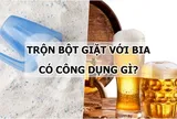 Đem bột giặt trộn với lon bia uống dở: Bạn sẽ nhận được công dụng bất ngờ