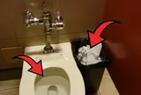 Nên vứt giấy vệ sinh vào bồn cầu hay thùng rác mới đúng?