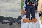 Người đàn ông rơi từ mái nhà nguy kịch và cuộc chạy đua "sinh tử" trên quốc lộ