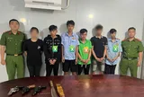 Bắt nhóm thanh thiếu niên mang 3 khẩu súng cùng nhiều hung khí đi giải quyết mâu thuẫn trên mạng