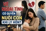 Vợ ngoại tình có quyền nuôi con khi ly hôn?