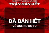 Vé online đợt hai trận Việt Nam và Malaysia "cháy" trong chưa đầy một giờ