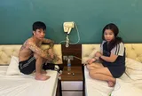 Lê Thị Thúy bị bắt trong nhà nghỉ cùng nam thanh niên