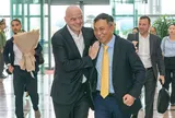 Chủ tịch FIFA Gianni Infantino đã có mặt tại Hà Nội để dự khán chung kết giữa Việt Nam và Thái Lan tại Mỹ Đình