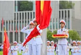 Trang nghiêm Lễ thượng cờ tại Quảng trường Ba Đình mừng Quốc khánh 2/9