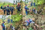 Gần 20 giờ cứu nạn, đưa thi thể người đàn ông rơi xuống hang sâu hơn 40m lên