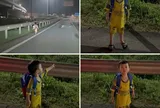 Bé trai khoảng 4 tuổi đeo ba lô chạy giữa cao tốc lúc đêm khuya, câu chuyện phía sau khiến nhiều người rơi nước mắt