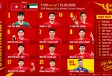 U23 Việt Nam công bố đội hình ra sân trận gặp Kuwait