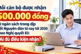 Mỗi cán bộ được nhận 500.000 đồng từ ngân sách trong dịp Tết Nguyên đán từ nay tới 2030 theo Nghị quyết 83: Ai đủ điều kiện nhận?