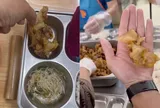 Phụ huynh phản ánh suất ăn bán trú có món giống tóp mỡ, công an vào cuộc, nhà trường nói gì?