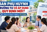 Ban phụ huynh trường tư thục, dân lập có phải áp dụng Thông tư 81/2026/TT-BGDĐT?