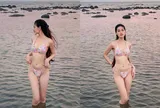 Mỹ nhân Quảng Trị khoe dáng nóng bỏng với bikini, sở hữu làn da trắng trứ danh cùng nụ cười xinh như hoa