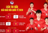 Lịch thi đấu của đội tuyển Việt Nam tại FIFA Days tháng 11/2026