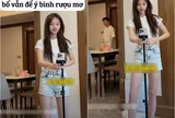 Bố làm vệ sĩ đứng canh vì con gái quá xinh đẹp mặc áo ngắn cũn livestream, ai cũng chỉ thắc mắc một điều