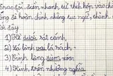 Cô giáo yêu cầu điền thành ngữ "lá lành..., tình làng...", loạt đáp án học sinh đưa ra khiến phụ huynh đỏ mặt